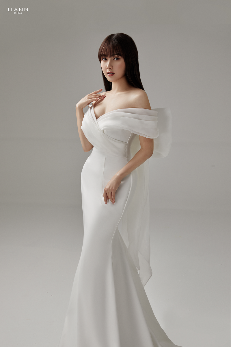 Top 10+ váy cưới đuôi cá đơn giản nhưng sang trọng nhất năm 2022